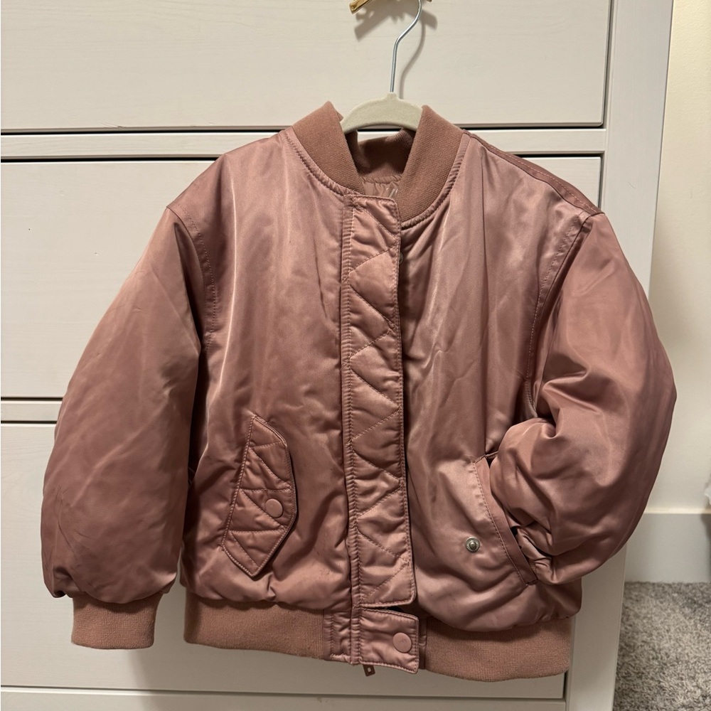 Zara Light Pink Quilted Jacket